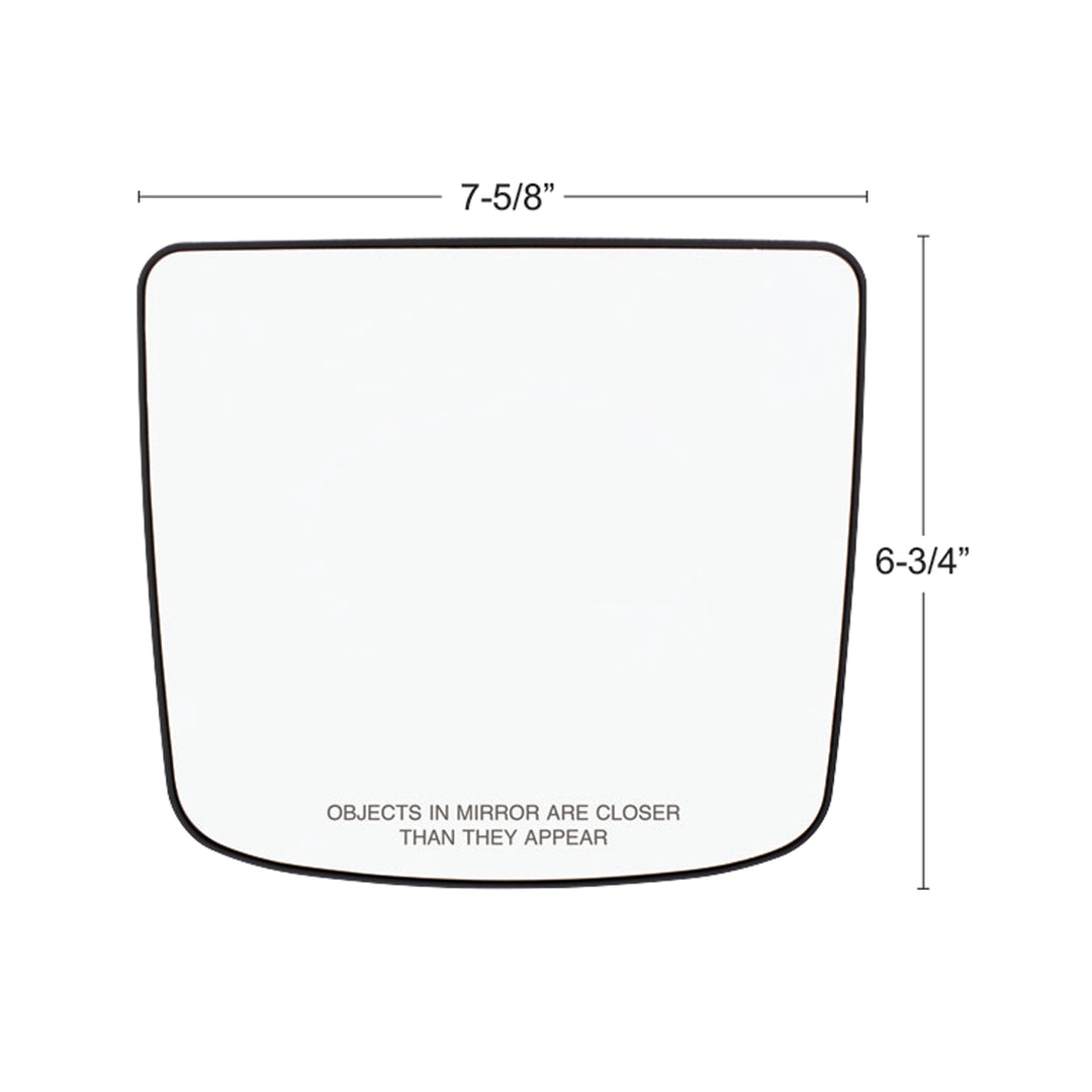 Auxiliary Convex Mirror For 2004-2012 Volvo VNL - Heated