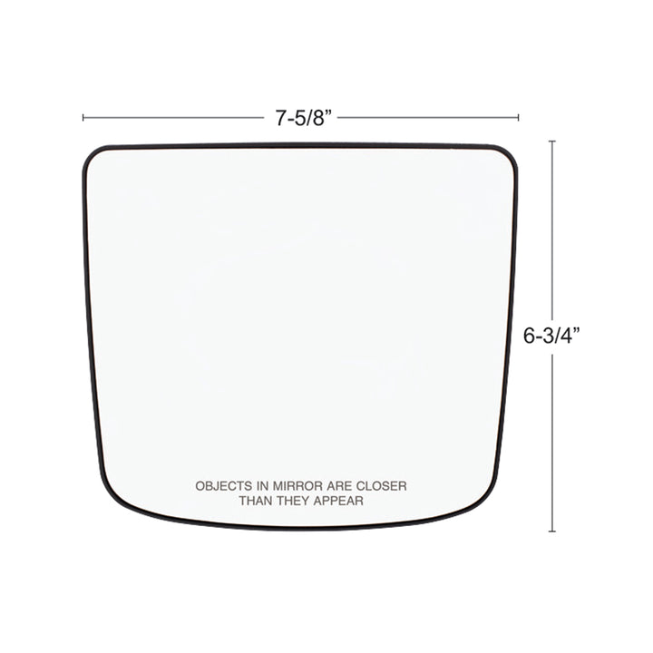 Auxiliary Convex Mirror For 2004-2012 Volvo VNL - Heated