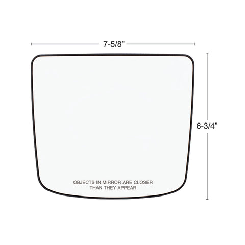 Auxiliary Convex Mirror For 2004-2012 Volvo VNL - Heated