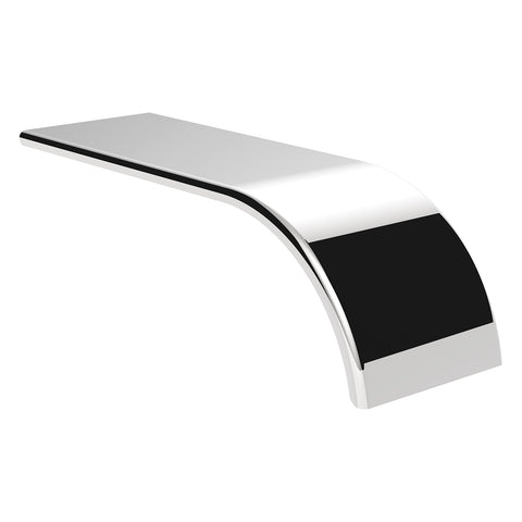 80" 430 Stainless Steel (16ga) Roll Formed Edge Smooth Half Fender - SS Series (Pair)