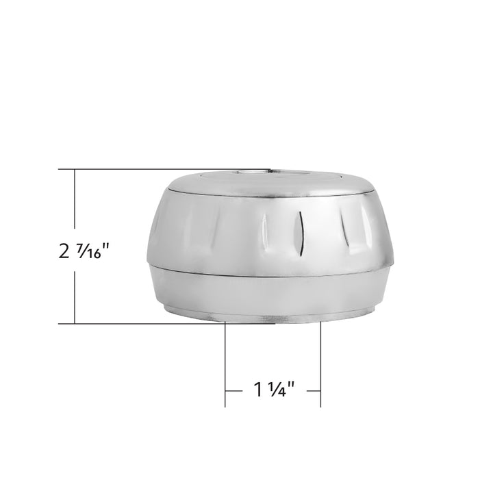 Chrome Steering Wheel Hub &amp; Horn Button Kit For 2000 or Older Navistar International