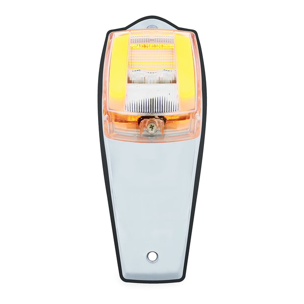 24 LED GloLights Square Cab Light Kit - Amber LED/Clear Lens