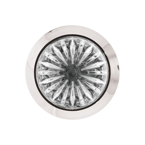 2 LED Dual Function 3/4" Mini Watermelon Light (Clearance/Marker) - Amber LED/Clear Lens