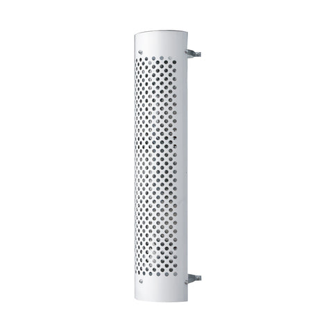 48" Tall 270 Degree Stainless Exhaust Muffler Shield For 10" Diameter Exhaust - Round Slot