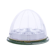 17 LED Dual Function Reflector Cab Light - Amber LED/Clear Lens