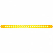 23 SMD LED 17-1/4" Reflector Turn Signal Light Bar Only - Amber LED/Amber Lens