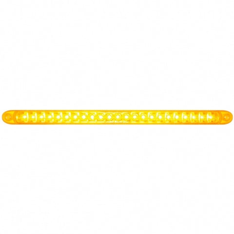 23 SMD LED 17-1/4" Reflector Turn Signal Light Bar Only - Amber LED/Amber Lens