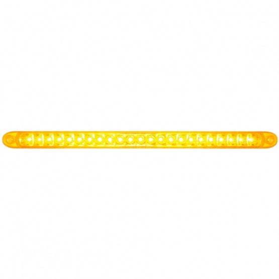 23 SMD LED 17-1/4" Reflector Turn Signal Light Bar Only - Amber LED/Amber Lens