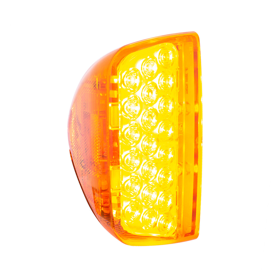 31 LED Turn Signal Light For 1987-2007 Peterbilt 379/378/357  - Amber LED/Amber Lens
