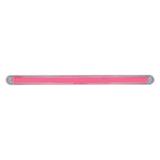 24 LED Dual Function 12" GloLight Bar With Bezel - Red LED/Clear Lens