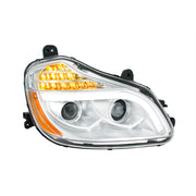 Chrome 8 LED Projection Headlight For 2013-2021 Kenworth T680-Passenger