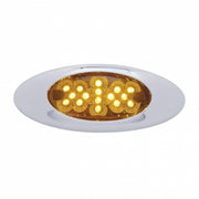 16 LED Phantom I Reflector Light (Clearance/Marker) - Amber LED/Amber Lens
