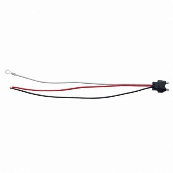 12 LED 4" Round Light Kit (Stop, Turn &amp; Tail) - Red LED/Red Lens