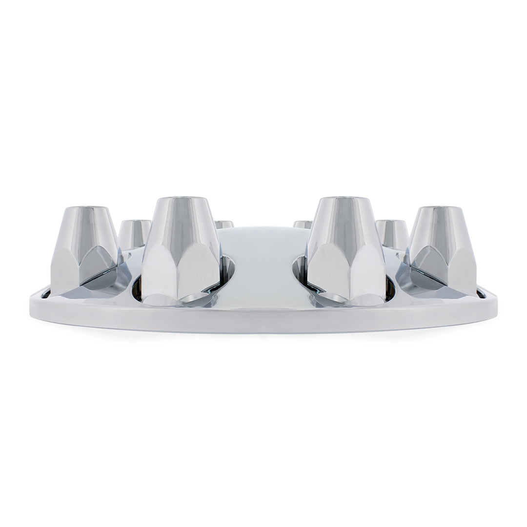 Moon Front Axle Cover With 33mm Thread-On Nut Cover - Chrome