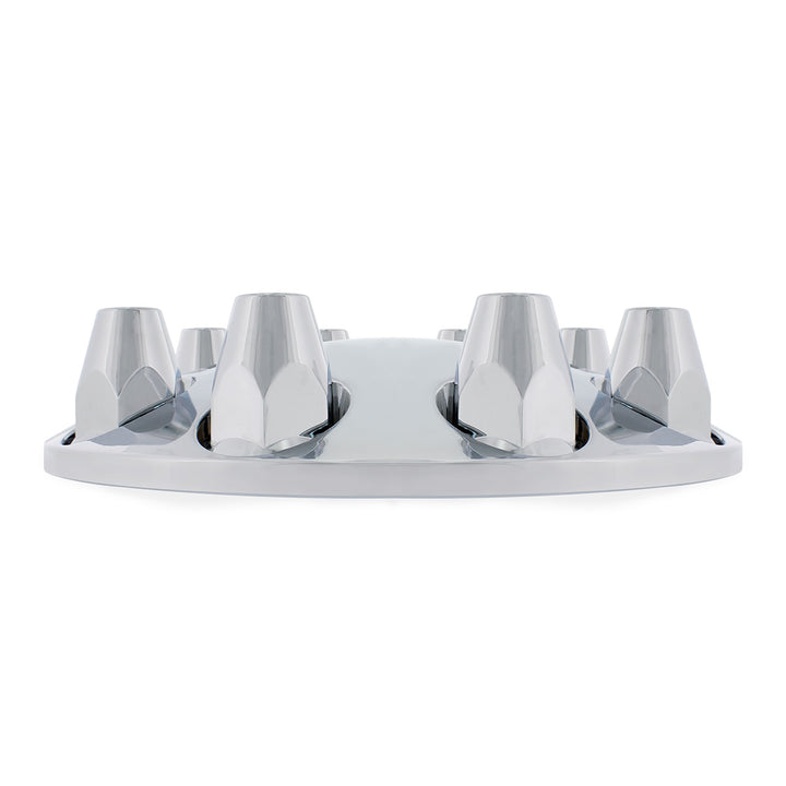 Moon Front Axle Cover With 33mm Thread-On Nut Cover - Chrome