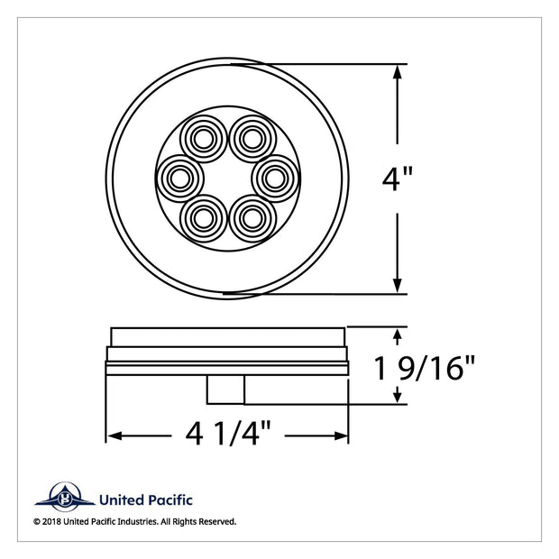 21 LED 4" GloLight (Back-Up)