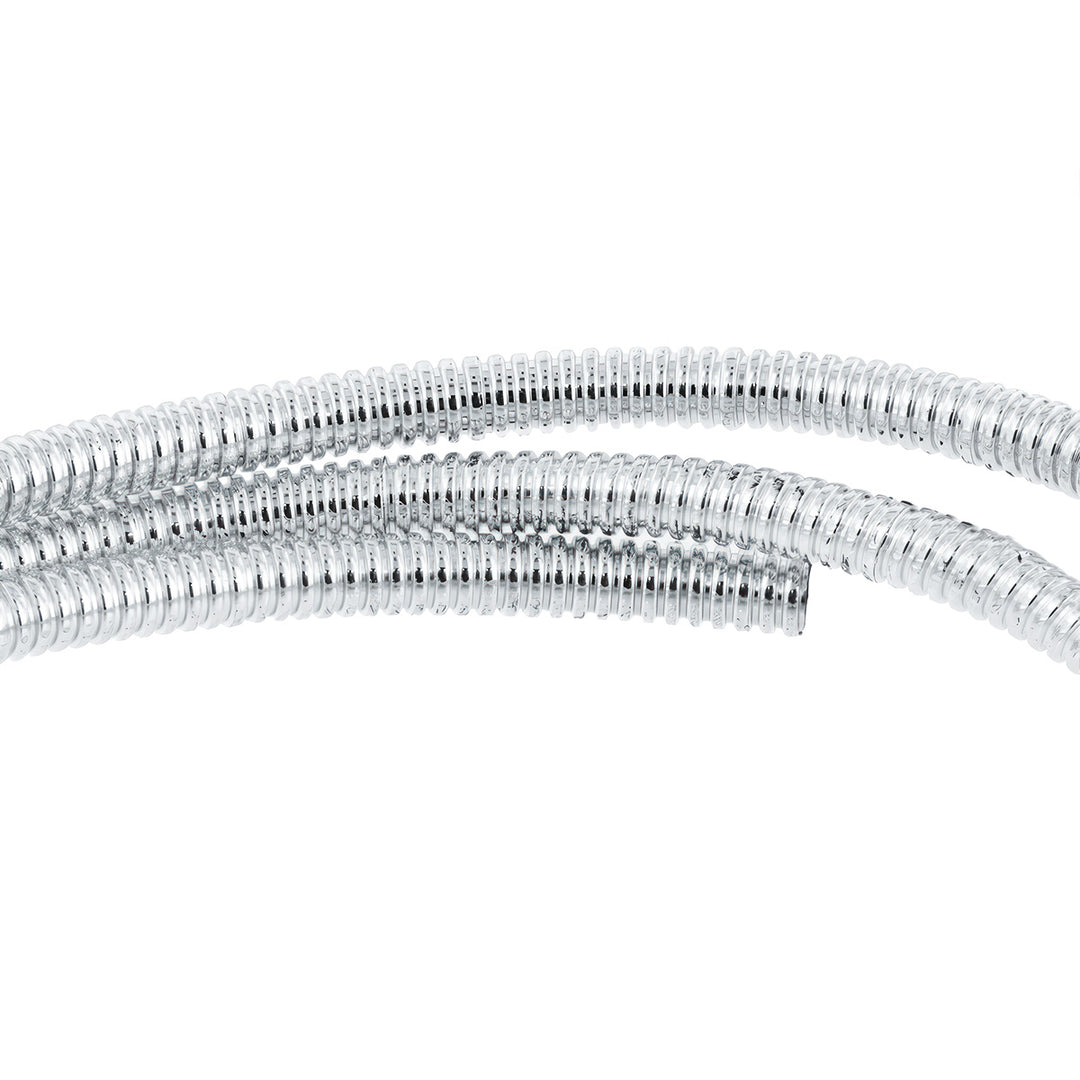 72" Long Chrome Wire Loom - 3/4" Diameter