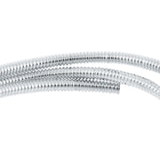 72" Long Chrome Wire Loom - 3/4" Diameter