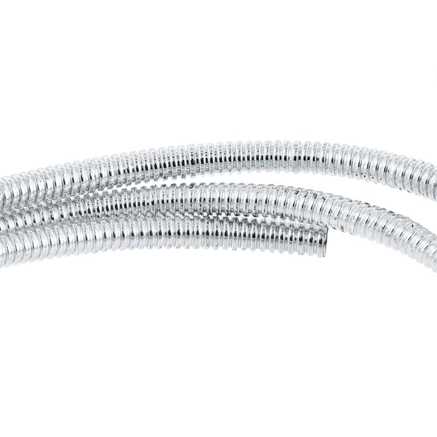 72" Long Chrome Wire Loom - 3/4" Diameter