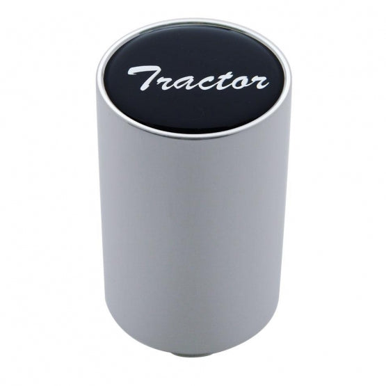 "Tractor" 3" Air Valve Knob - Black Aluminum Sticker