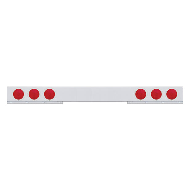 Stainless Steel Light Bar With 4 Lights & Stainless Steel Bezel
