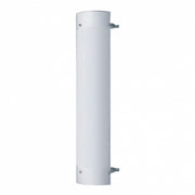 48" Tall 180 Degree Stainless Exhaust Muffler Shield For 5" Diameter Exhaust - Plain