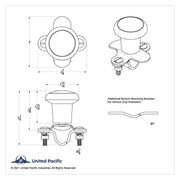 Heavy Duty Aluminum Steering Wheel Spinner