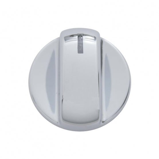 Chrome Plastic A/C Knob Cover For 2003-2017 Volvo VNL (3-Pack)