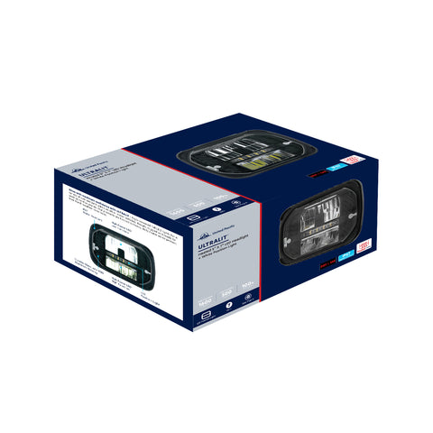 ULTRALIT - Heated 5"X7" LED Headlight With White Position Light