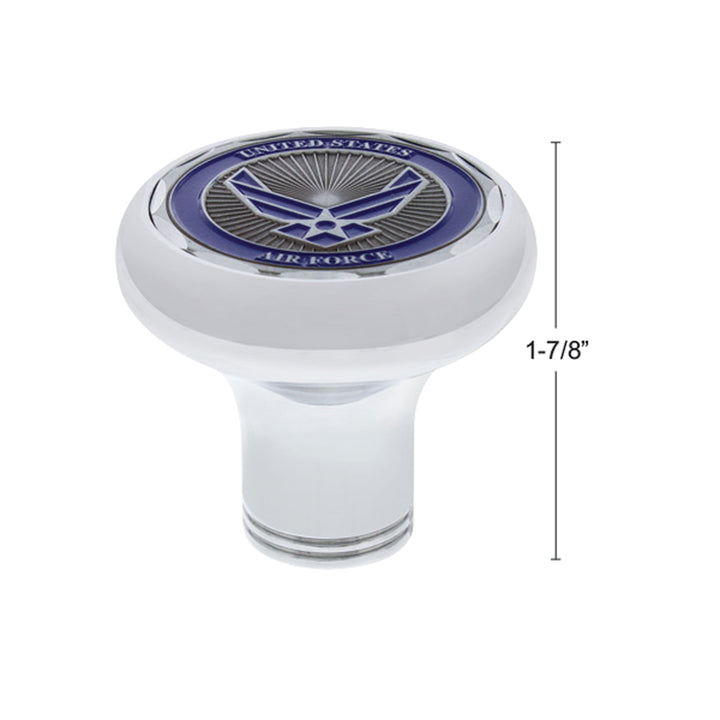 Deluxe Military Medallion Air Valve Knobs - Air Force