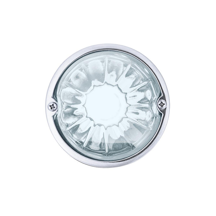 Glass Watermelon Light Kit With 4 LED Light-White LED/Clear Lens