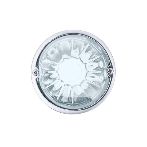 Glass Watermelon Light Kit With 4 LED Light-White LED/Clear Lens
