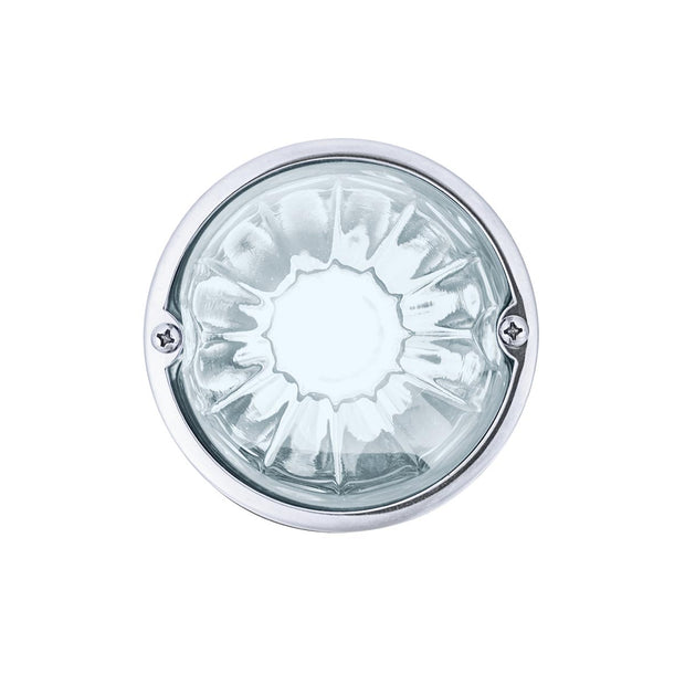 Glass Watermelon Light Kit With 4 LED Light-White LED/Clear Lens