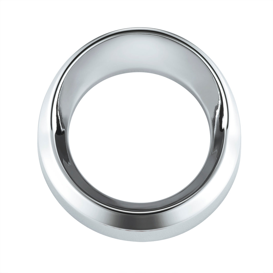 2-1/4" Pyrometer Gauge Bezel For Kenworth With Visor