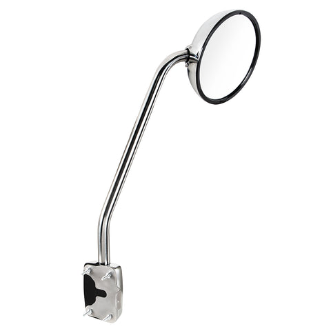 Chrome Hood Mirror For 2013-2021 Kenworth T680 - Passenger