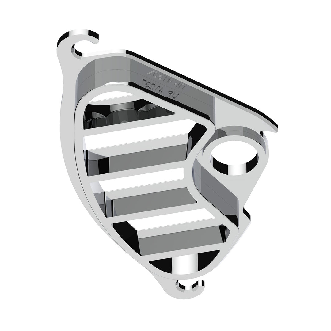 Chrome Plastic A/C Dash Corner Vent For 2006+ Peterbilt - Driver