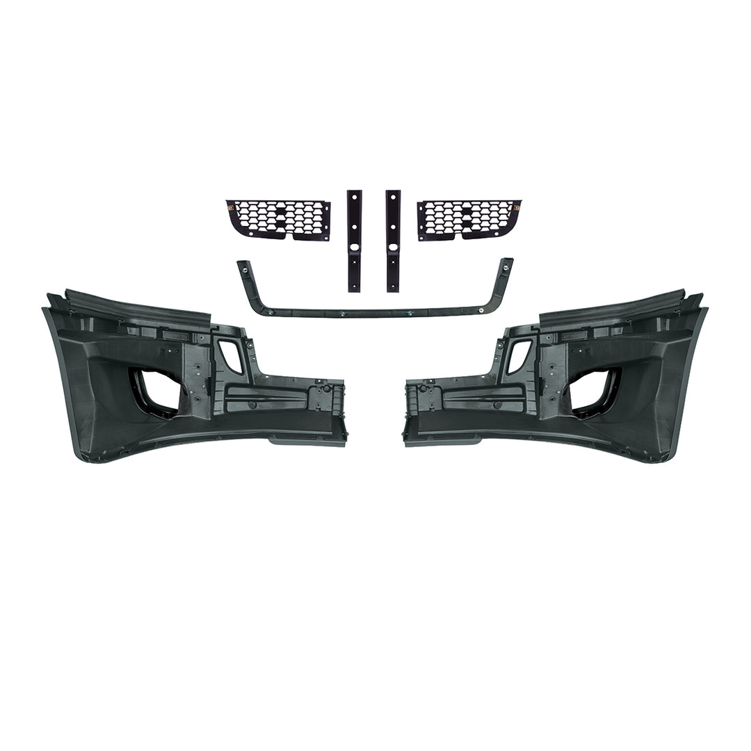 5-Piece Bumper Kit With Fog Light Opening For 2018-2024 Freightliner Cascadia