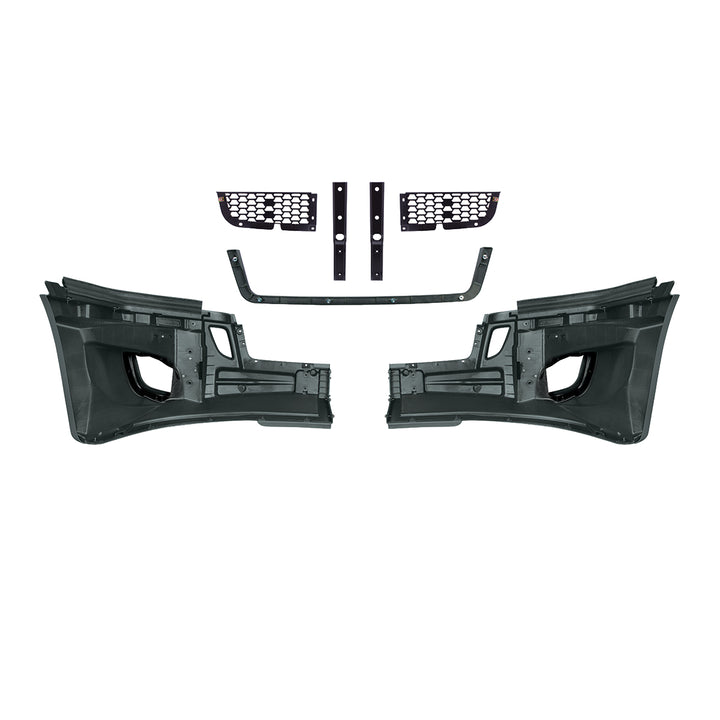 5-Piece Bumper Kit With Fog Light Opening For 2018-2024 Freightliner Cascadia