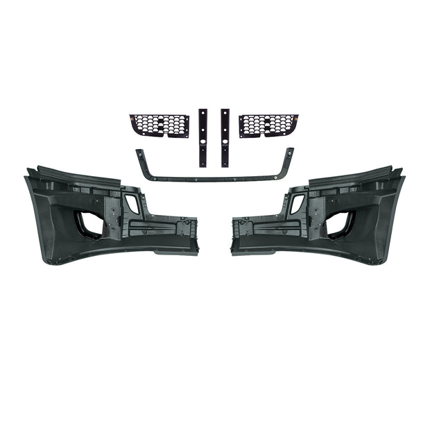 5-Piece Bumper Kit With Fog Light Opening For 2018-2024 Freightliner Cascadia