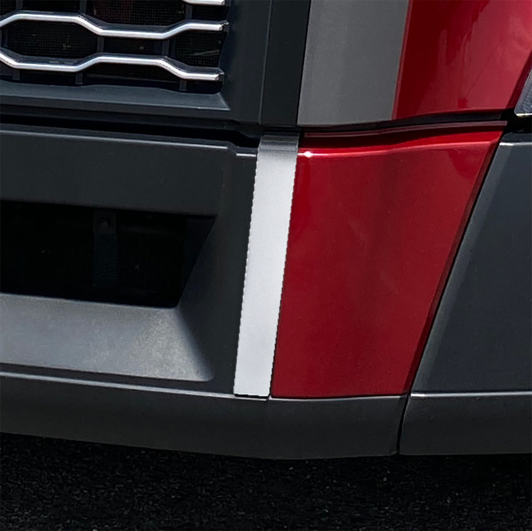 ABS Center Bumper Side Trim For 2018-2024 Volvo VNL - Driver