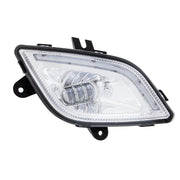 34 LED Chrome Fog Light With LED Light Bar For 2018-2024 Freightliner Cascadia - Passenger