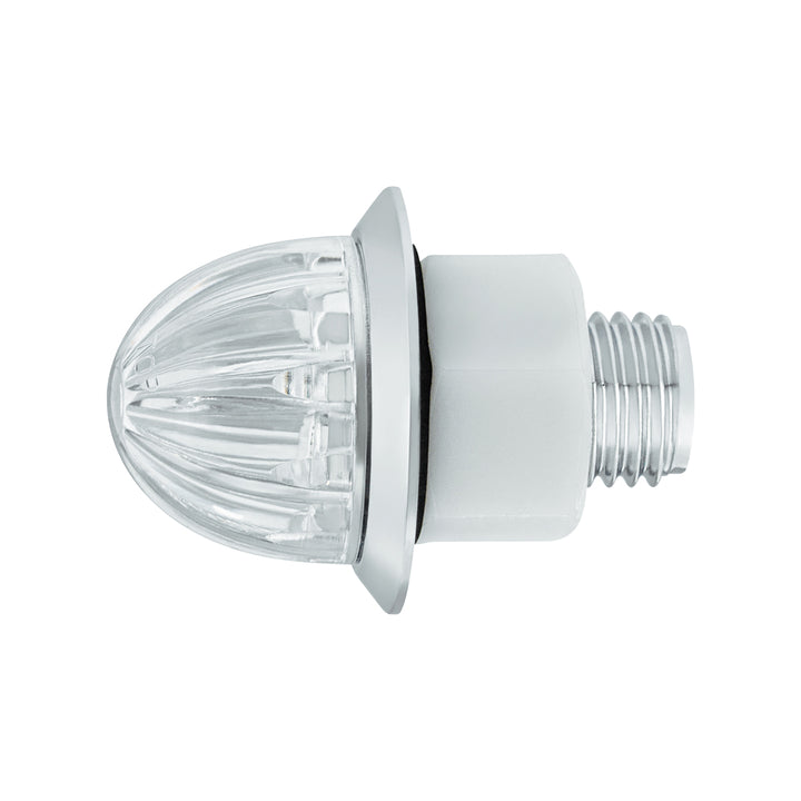 2 LED Dual Function 3/4" Mini Watermelon Light (Clearance/Marker) - Amber LED/Clear Lens