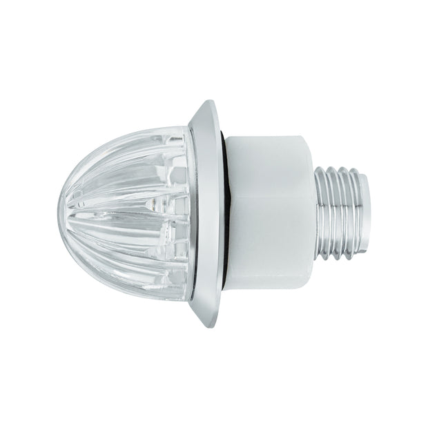 2 LED Dual Function 3/4" Mini Watermelon Light (Clearance/Marker) - Amber LED/Clear Lens