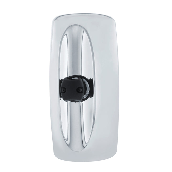 Chrome Main Mirror Head For Freightliner M2 - Fits LH &amp; RH, Non Heated, Non Power Adjust