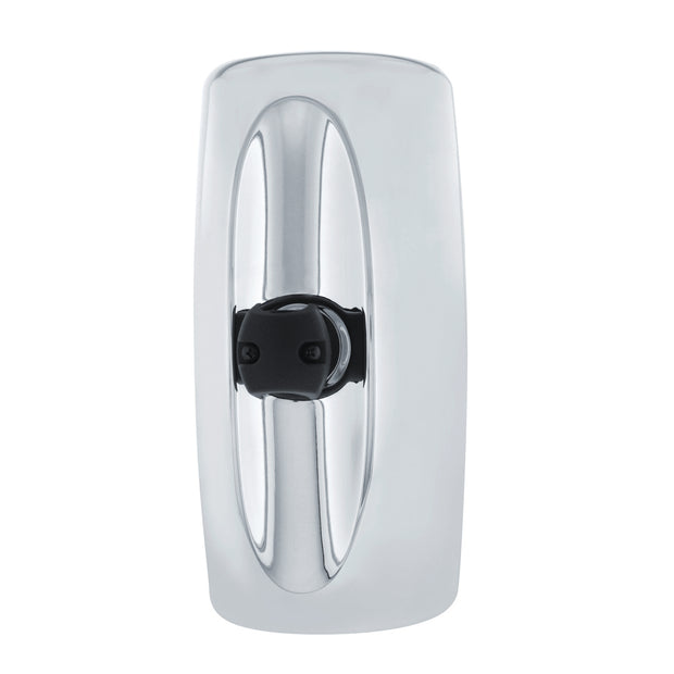 Chrome Main Mirror Head For Freightliner M2 - Fits LH & RH, Non Heated, Non Power Adjust
