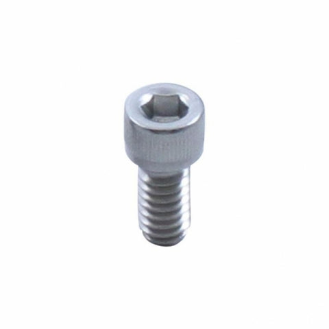 Chrome Plastic Socket Head Screw Caps For 1/4" Screw (10-Pack)