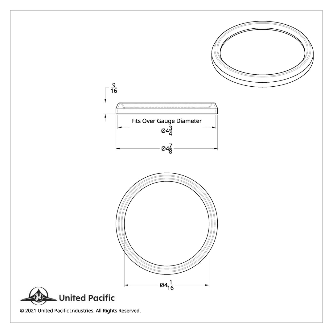 Speed/Tachometer Gauge Bezel For 1997-2010 Freightliner Century