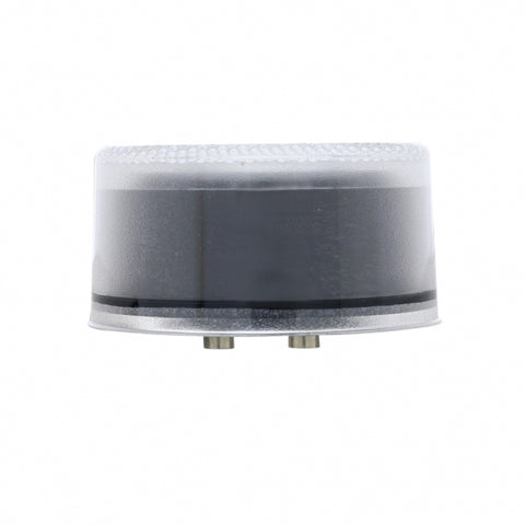 9 LED 2" Round Mirage Light (Clearance/Marker) - Red LED/Clear Lens