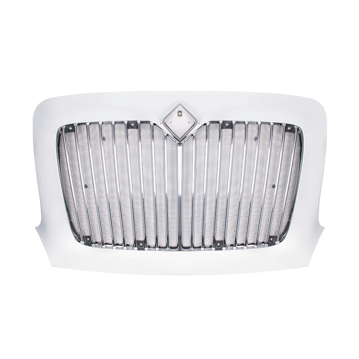 Chrome Grille With Bug Screen For 2002+ International Transtar