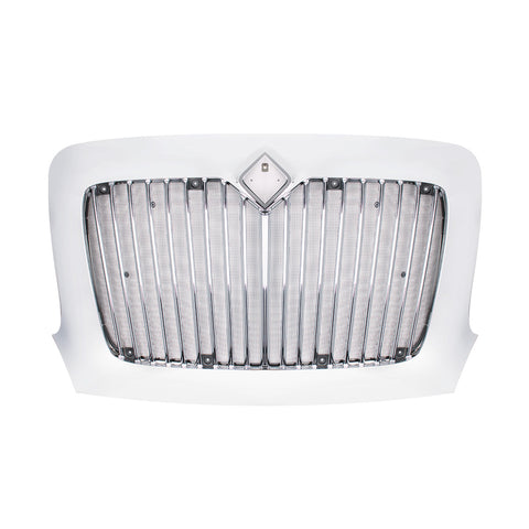 Chrome Grille With Bug Screen For 2002+ International Transtar